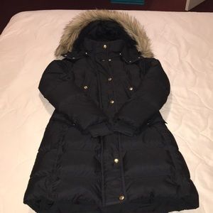 J crew long wintress puffer